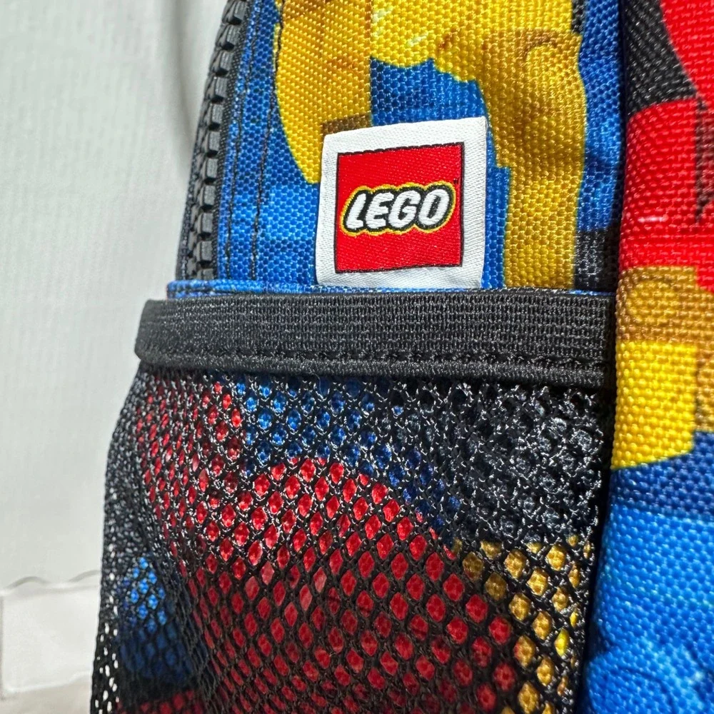 Herschel Supply Co LEGO Collection Backpack‎ Blue Red Yellow Brick Print